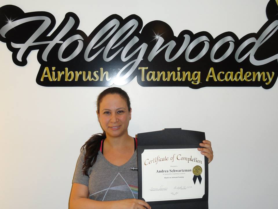 Hollywood Airbrush Tanning Academy Helps New York Esthetician Andrea Schwartzman Launch Her Own Spray Tanning Business ‘Baked’